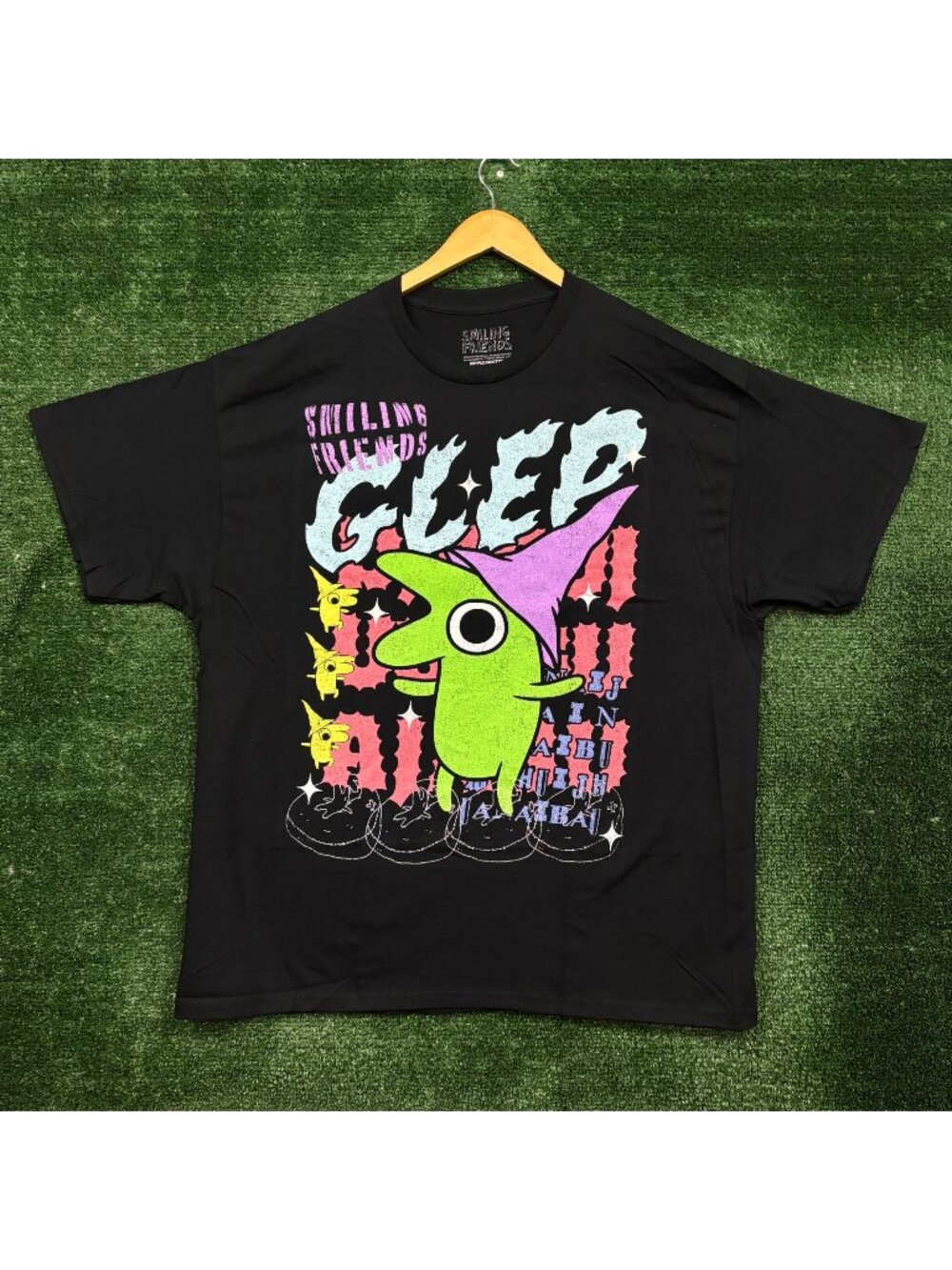 Cartoon Network Adult Swim Smiling Friends Glep T-Shirt Size 2X